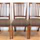 3 Stühle, England 19. Jh., Mahagoni, vertikal versproßte Rückenlehne, 89x46x48 cm - photo 1