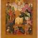 A VERY FINE ICON SHOWING THE PRESENTATION OF CHRIST TO THE TEMPLE - Foto 1