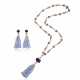 BULGARI SET OF MULTI-GEM PENDENT NECKLACE AND EARRINGS - photo 1