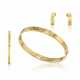 NO RESERVE - CARTIER SET OF 'LOVE' BANGLE AND EARRINGS - photo 1