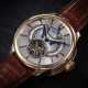 PIERRE KUNZ, TOURBILLON CLEAN SWEEP, A LIMITED EDITION PINK GOLD WRISWATCH - фото 1