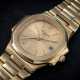 PATEK PHILIPPE, NAUTILUS REF. 3800/001, A FINE AND ATTRACTIVE GOLD AUTOMATIC WRISTWATCH - photo 1