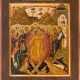 AN ICON SHOWING CHRIST'S DESCENT INTO HELL AND THE HARROWING OF HELL - Foto 1