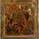 A FINE ICON OF THE RESURRECTION FROM THE TOMB AND THE DESCENT INTO HELL - photo 1