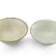 Two Qingbai ceramic flower molded bowls - photo 1