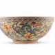 Eggshell porcelain bowl with polychrome dragon decoration. In original box with the Qianlong apocryphal mark - фото 1