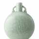 A celadon moonflask with floral decorations - фото 1
