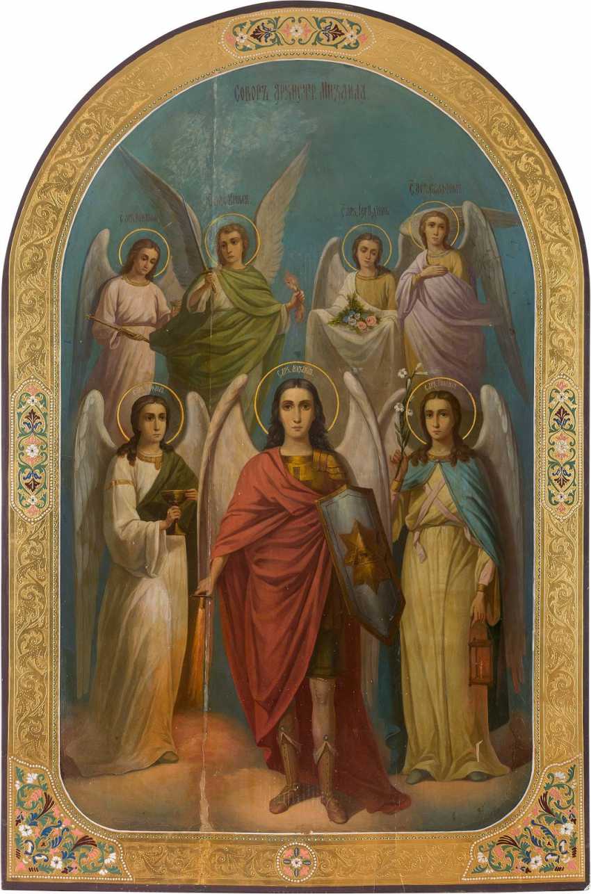 Russian Icons Icons By Subject Archangels Sf 679 Archangel Images