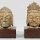 Zwei Sinotibetische Buddha-Köpfe - photo 1