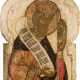 A LARGE ICON SHOWING KING DAVID FROM A CHURCH ICONOSTASIS - фото 1