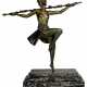 Bronze Skulptur „DANCER WITH THYRSUS“, um 1925 - 1930, Pierre Le Faguays - фото 1
