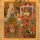 A VERY FINE ICON NARRATING THE LIFE OF ST. JOHN THE FORERUNNER - Foto 1