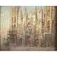 CRAWSHAW, LIONEL TOWNSEND (1864-1949), "Die Cathedrale von Rouen", - Foto 1