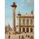 Maler, ITALIEN 19./20. Jahrhundert, "Venedig, Blick auf den Marcusplatz", - Foto 1