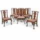 A SET OF EIGHT GEORGE II MAHOGANY DINING-CHAIRS - photo 1