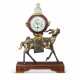 A FRENCH ORMOLU-MOUNTED LACQUER, BLANC-DE-CHINE PORCELAIN AND CHINESE BRONZE CLOCK - Foto 1