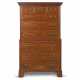 A GEORGE III MAHOGANY TALLBOY - photo 1