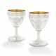 A PAIR OF GEORGE III IRISH SILVER GOBLETS - Foto 1