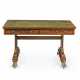 A REGENCY BRAZILIAN ROSEWOOD AND BRASS-MOUNTED WRITING-TABLE - photo 1