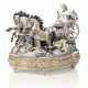 A MEISSEN STYLE PORCELAIN MYTHOLOGICAL CHARIOT GROUP AND STAND - photo 1