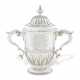 A GEORGE I SILVER TWO-HANDLED CUP AND COVER - photo 1