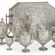 A VICTORIAN SILVER SIX-PIECE TEA AND COFFEE SERVICE AND ASSOCIATED TWO-HANDLED TRAY - photo 1