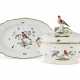A MEISSEN PORCELAIN OVAL SOUP TUREEN, COVER AND STAND - фото 1