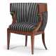 A PAIR OF NORTH ITALIAN FRUITWOOD, PARCEL-GILT AND PART EBONIZED ARMCHAIRS - Foto 1