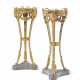 A PAIR OF FRENCH ORMOLU AND BLEU TURQUIN MARBLE ATHENIENNES - photo 1