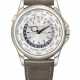 PATEK PHILIPPE. AN EXTREMELY RARE AND COVETED 18K WHITE GOLD AUTOMATIC WORLD TIME WRISTWATCH - фото 1