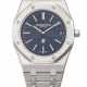 AUDEMARS PIGUET. AN ATTRACTIVE STAINLESS STEEL AUTOMATIC WRISTWATCH WITH DATE AND BRACELET - фото 1