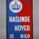 Emailleschild Haslinde Hoyer Bier - фото 1