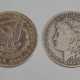 Zwei Silbermünzen USA - Foto 1