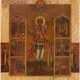 A RARE VITA ICON SHOWING THE WARRIOR SAINT VARUS WITH SCENES FROM HIS LIFE AND MARTYRDOM - photo 1