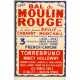 Plakat "BAL DU MOULIN ROUGE", 1889-1958, La plus grande Revue de Cabaret - Music-Hall, - Foto 1