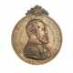 А. Баргас. Бронзовый медальон. Александр III Empereur de toutes les Russies, Кронштадт 1891. - Foto 1