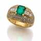 Smaragd Brillant Ring - фото 1