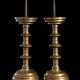 Paar spätgotisch-frühbarocke Kerzenleuchter - фото 1