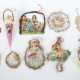 Christbaumschmuck 10 x Oblatenschmuck meist mit Ti… - photo 1