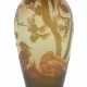 Vase mit Vogeldekor 20. Jh., hellgelb eingefärbtes… - Foto 1