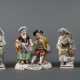 8 variierende Porzellanfiguren 4x Sitzendorf, Thür… - photo 1