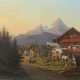 Maler des 19. Jh. ''Berchtesgaden mit Watzmann'',… - photo 1