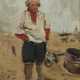 Belgischer Maler des 19./20. Jh. ''Fischer aus Hey… - photo 1