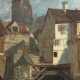 Maler des 20. Jh. ''Esslingen'', Blick über einen… - Foto 1