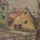 Maler des 20. Jh. ''Straße in Bietigheim'', Darste… - photo 1