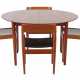 Ovaler Esstisch mit 8 Stühlen Dänemark, 1970er Jah… - photo 1