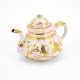 PORCELAIN TEA POT WITH GOLDEN CHINOISERIES - фото 1