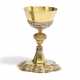 SILVER MASS CHALICE WITH ACANTHUS AND VINES ORNAMENTATION - photo 1