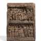 SMALL STONE RELIEF PLATE WITH TWO SCENES OF BUDDAH PRAYING - фото 1