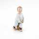 PORCELAIN FIGURINE OF A BOY WITH STICK AND DRUM - photo 1